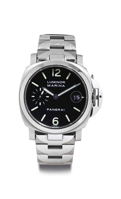 Panerai. A Limited Edition Stainless Steel Cushion